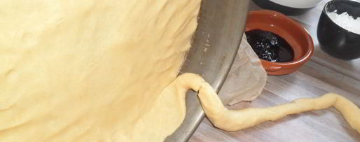 Шаг 3: полосатого чизкейка