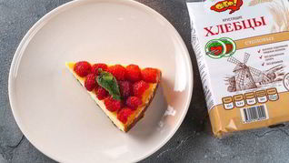 Рецепт Простого чизкейка на основе из хлебцев