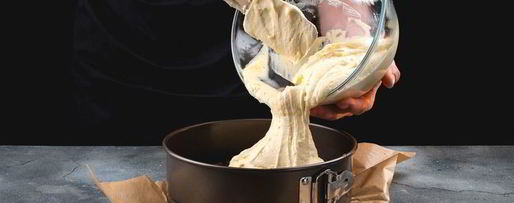 Шаг 7: простого чизкейка на основе из хлебцев