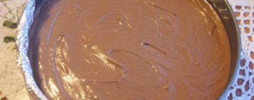 Шаг 6: шоколадного чизкейка с малиной