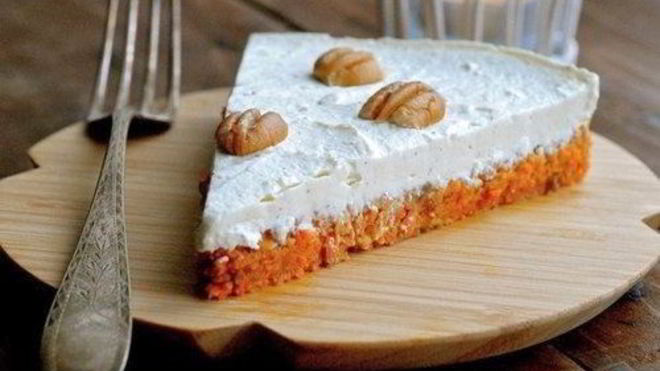 Рецепт Сливочного чизкейка на морковной основе