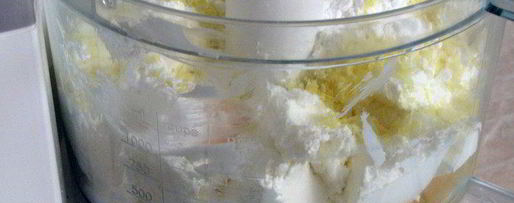 Шаг 3: тертого чизкейка