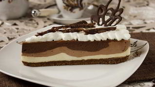 Рецепт Трехслойного чизкейка с шоколадом