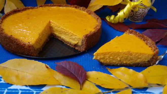Рецепт Тыквенного чизкейка Дыхание осени