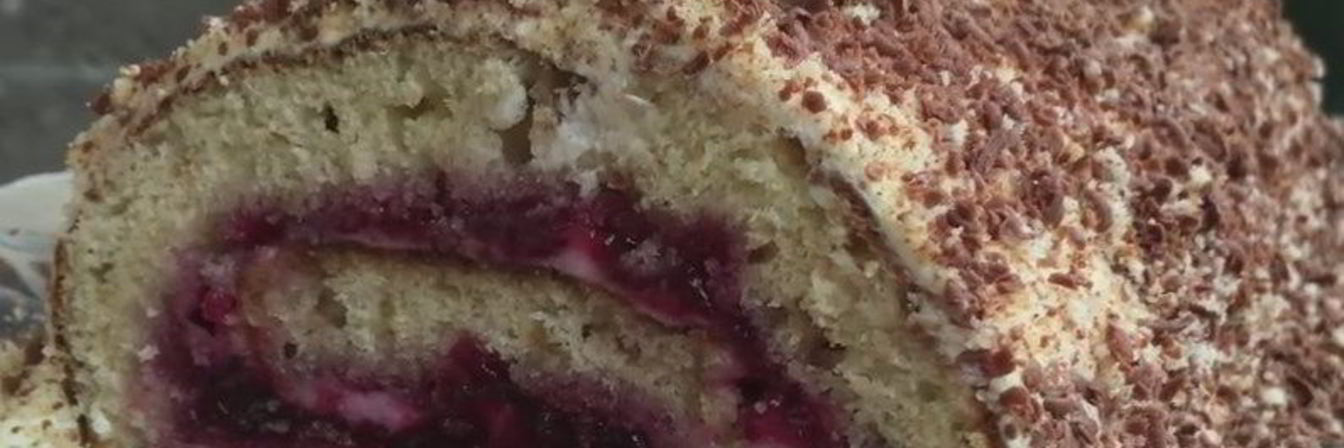 Рецепт Домашнего творожного рулета