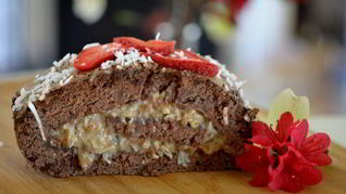 Рецепт Германского шоколадного рулета