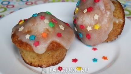 Рецепт Банановых кексов с лимоном