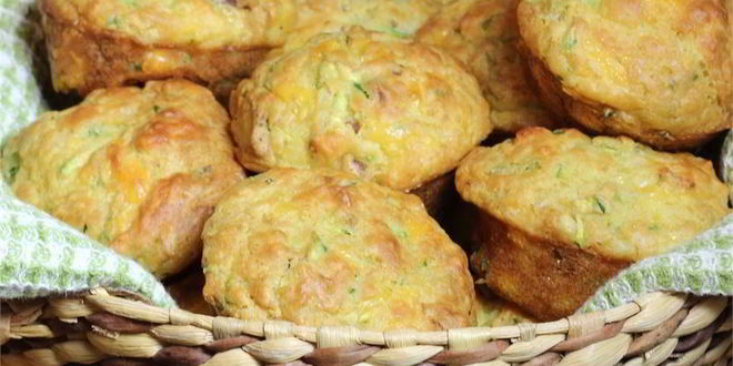 Рецепт кабачковых кексов с сыром