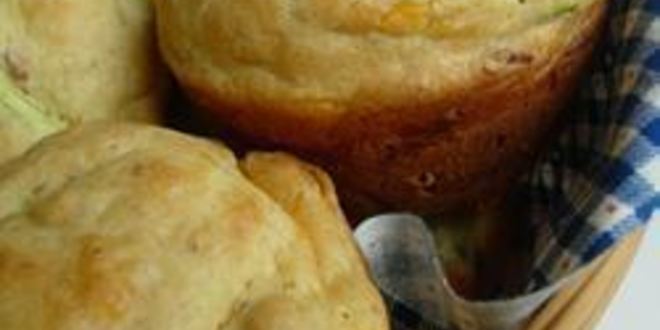 Рецепт кабачковых кексов с сыром