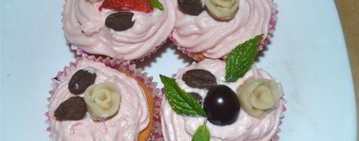 Шаг 12: капкейков розовое счастье