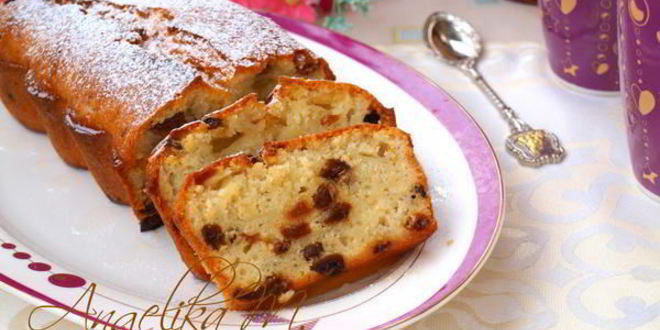 Рецепт кекса с изюмом на молоке