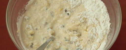 Шаг 2: кекса с изюмом на молоке