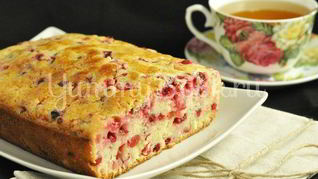 Рецепт Кекса с клюквой