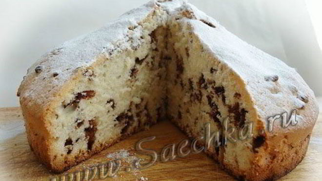 Рецепт Кекса с коньяком и шоколадом