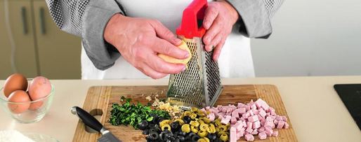 Шаг 2: кекса с оливками, сыром и ветчиной