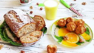 Рецепт Кекса с орехами