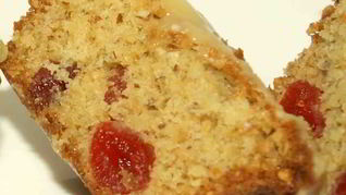 Рецепт Кекса с сушеной вишней и ганашем из белого шоколада