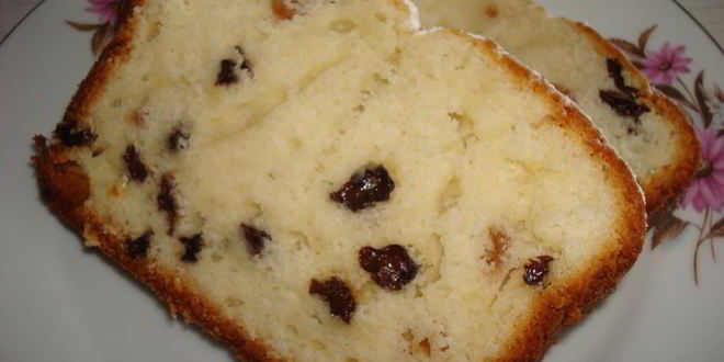 Рецепт кекса творожного с изюмом по госту