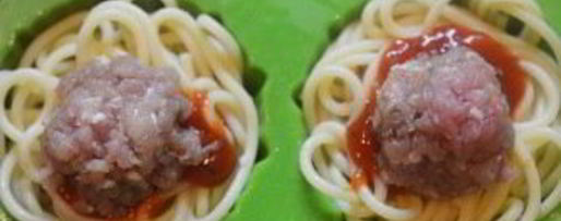 Шаг 3: кексиков из спагетти с фрикадельками