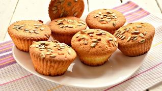 Рецепт Кексов с семечками подсолнуха