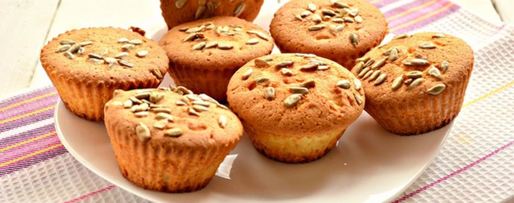 Шаг 3: кексов с семечками подсолнуха