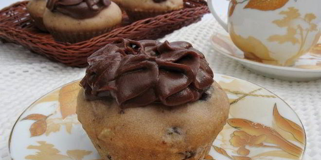 Рецепт кексов с шоколадным кремом