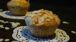 Рецепт Лимонно-макового кекс с миндалем