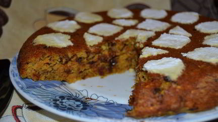 Рецепт Морковного кекса с апельсином и шоколадом