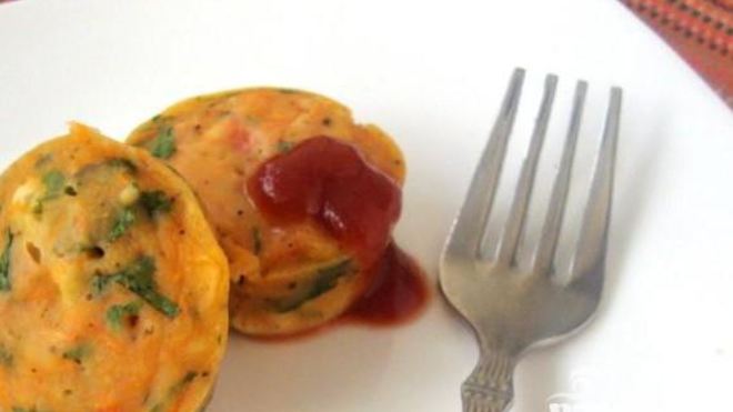 Рецепт Морковных кексов с кориандром и кукурузой