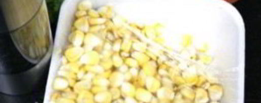 Шаг 3: морковных кексов с кориандром и кукурузой