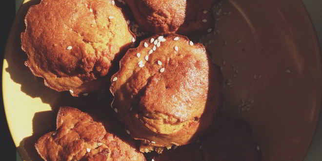 Рецепт морковных кексов с овсяными хлопьями