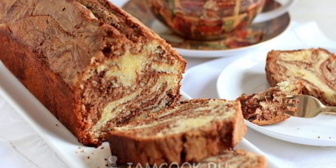 Рецепт мраморного кекса