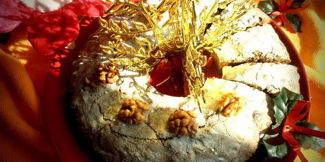 Рецепт орехова-шоколадного кекс с цукатами из сметанного яблока