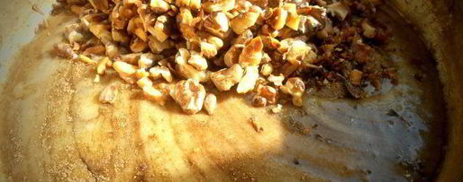 Шаг 12: орехова-шоколадного кекс с цукатами из сметанного яблока