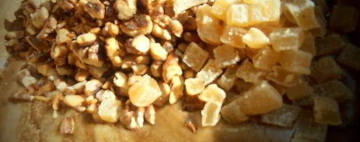 Шаг 13: орехова-шоколадного кекс с цукатами из сметанного яблока