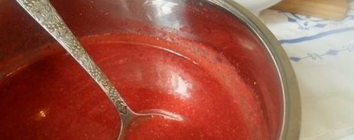 Шаг 6: орехового кекса с клубничным соусом