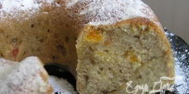 Рецепт постного кофейно-бананового кекс