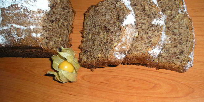 Рецепт шоколадного кекса с кешью и физалисом