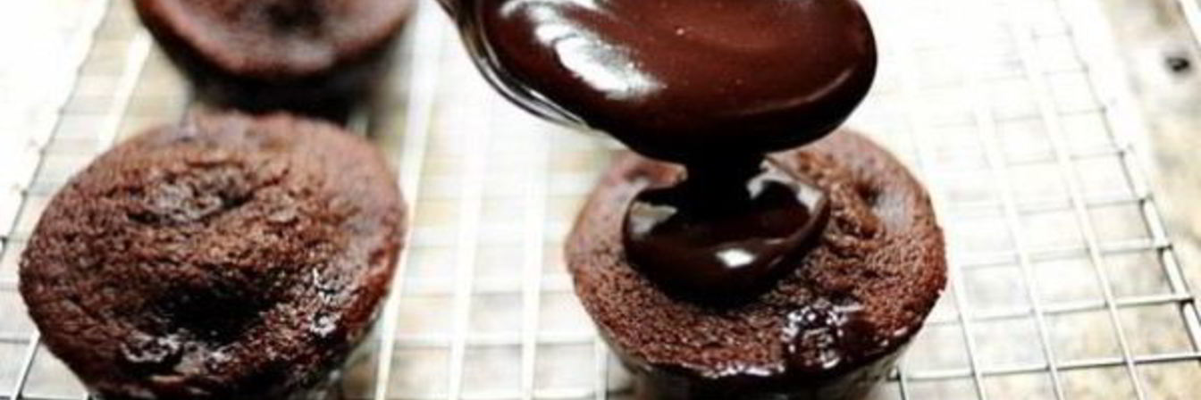 Рецепт Шоколадных кексов с вишней