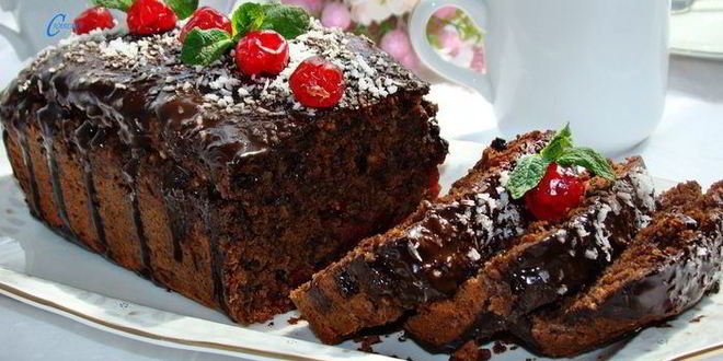Рецепт свекольного кекса с вишней