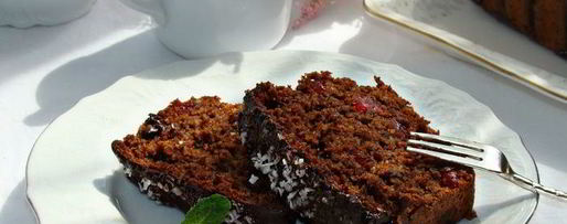 Шаг 6: свекольного кекса с вишней