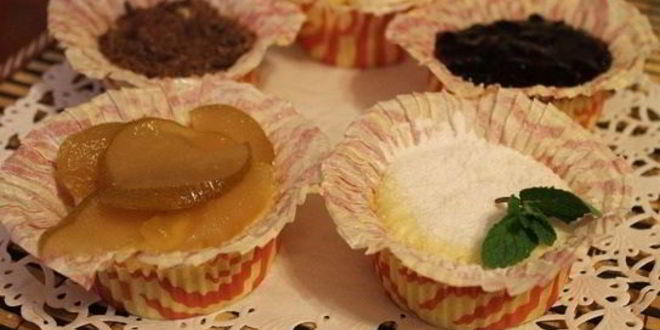 Рецепт творожных кексов в микроволновке