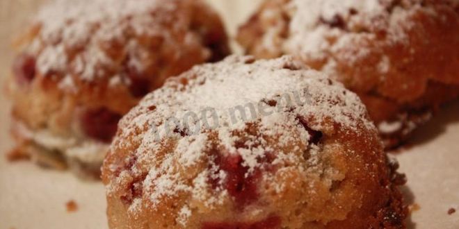 Рецепт ягодных кексов с шоколадом