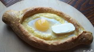 Рецепт Аджарских хачапури Лодочка