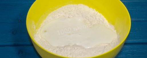 Шаг 2: хачапури на кефире на сковороде