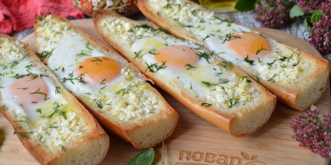 Рецепт хачапури по-аджарски в багете