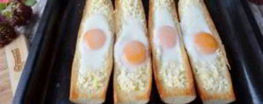 Шаг 4: хачапури по-аджарски в багете