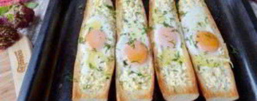 Шаг 5: хачапури по-аджарски в багете