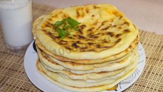 Рецепт Хачапури по тбилисски за 5 минут на сковороде