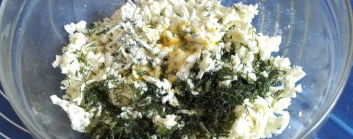 Шаг 4: хачапури с адыгейским сыром